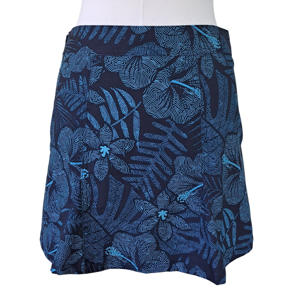 RipSkirt Hawaii Wrap Mini Skirt X-Small Length 1 Coverup Moonlight Maui Blue - Picture 4 of 12